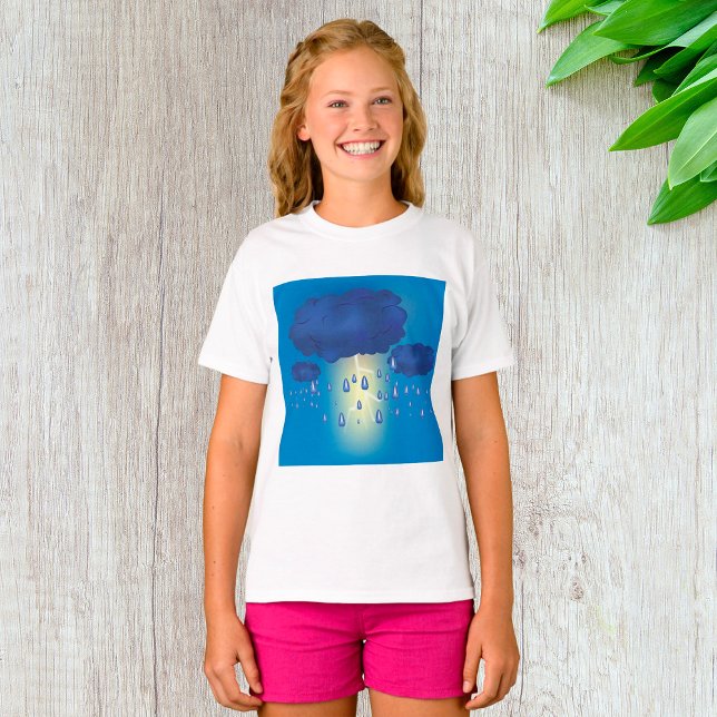 Lightning Storm Girls T-Shirt (Creator Uploaded)