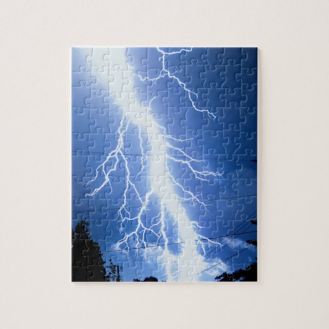 Lightning Strike 2 Jigsaw Puzzle (Vertical)