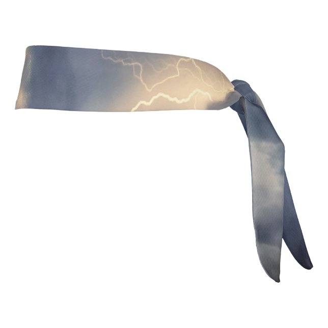 Lightning Strike Tie Headband (Rotate 90)