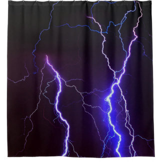 Lightning strikes shower curtain
