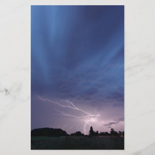 Lightning Striking During Thunderstorm (Back)