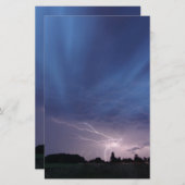 Lightning Striking During Thunderstorm (Front/Back)