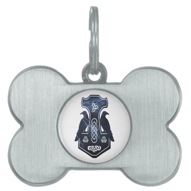 Lightning Thor's Hammer Dog Tag (Front)