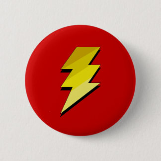 Lightning Thunder Bolt Pinback Button