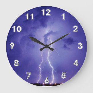 Lightning Wall Clock