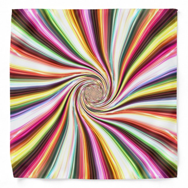 Lightning Warp Twist Bandana (Front)