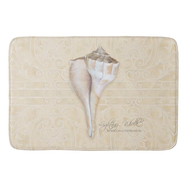 Lightning Welk Beach Ocean Seashore Coastal Decor Bathroom Mat (Front)