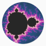 Lightningbrot - Fractal Classic Round Sticker