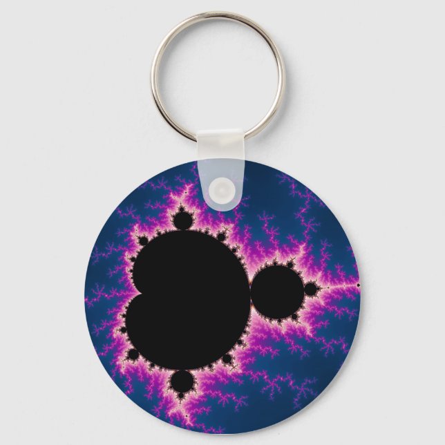 Lightningbrot - Fractal Keychain (Front)