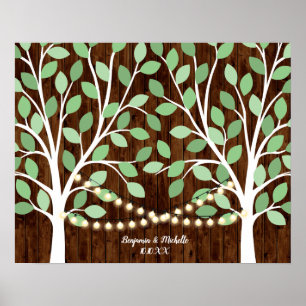 Lights - 75 Signature Guest Book Alternative