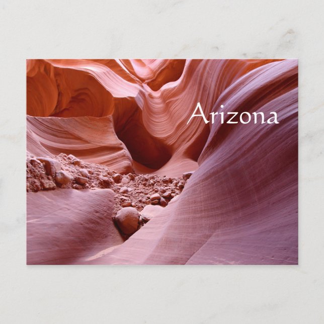 Lights and rocks in the canyon,Arizona Postcard (Front)