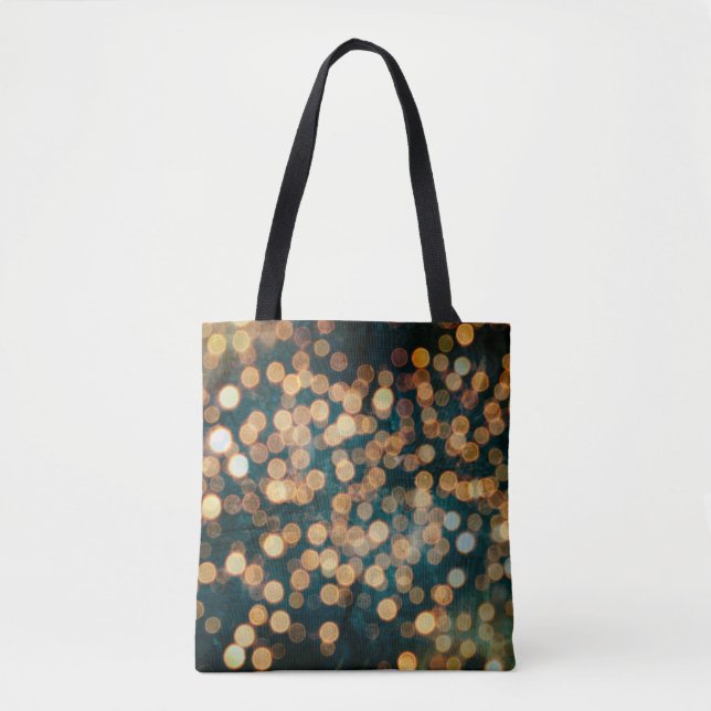 lights backgroundabstract, background, black, blur tote bag (Front)