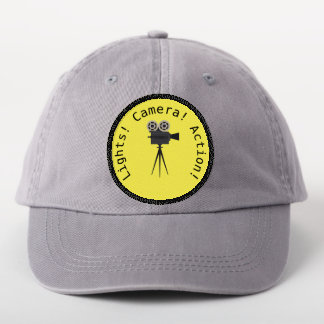 Lights Camera Action Customizable Iron On Patch