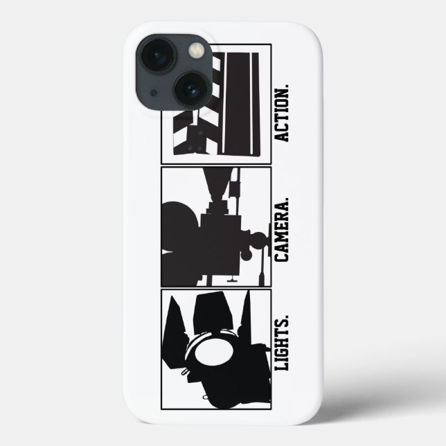 Lights Camera Action Film  Movie Maker Case-Mate iPhone Case (Back)