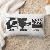 Lights.Camera.Action. Movie Maker Pillow (Blanket)