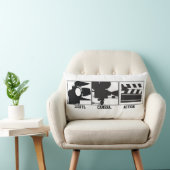Lights.Camera.Action. Movie Maker Pillow (Chair)
