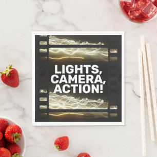 LIGHTS, CAMERA, ACTION! NAPKINS