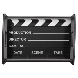 Lights Camera Action Serving Tray
