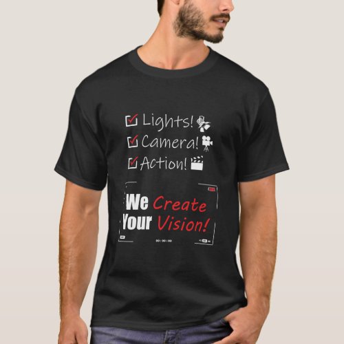 Lights Camera Action T_Shirt