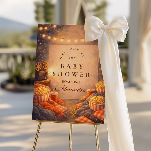 Lights Camera Baby Shower Foam Board (Creator Uploaded)