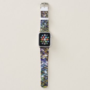 Lights Decor: Abstract Glamorous Fashion Apple Watch Band by thedecorcottage at Zazzle