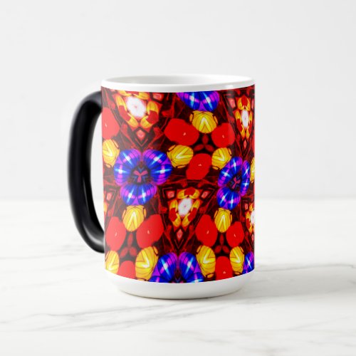 Lights Flowers Pattern Magic Mug