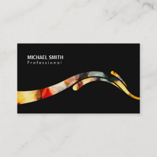 Lights Flowing Elements Business Card