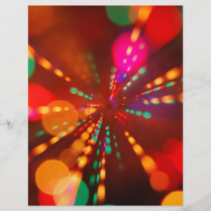 Lights glowing (blur motion background) flyer