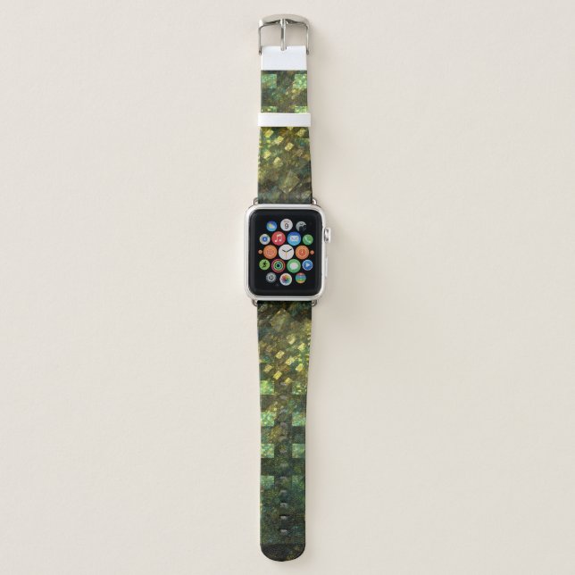 Lights in the City Abstract Art Apple Watch Band (Front)