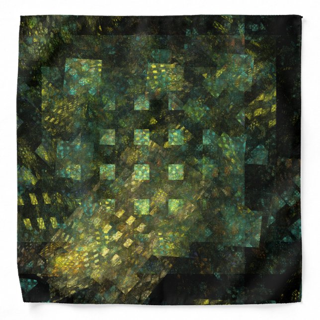 Lights in the City Abstract Art Bandana (Front)