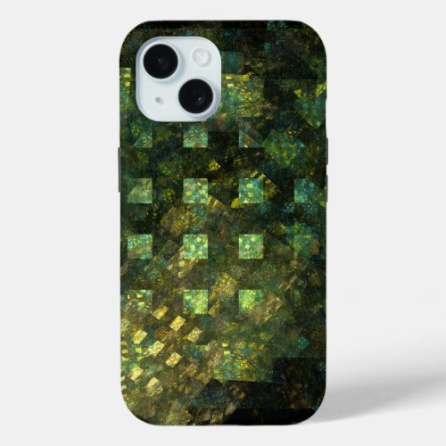 Lights in the City Abstract Art iPhone 15 Case