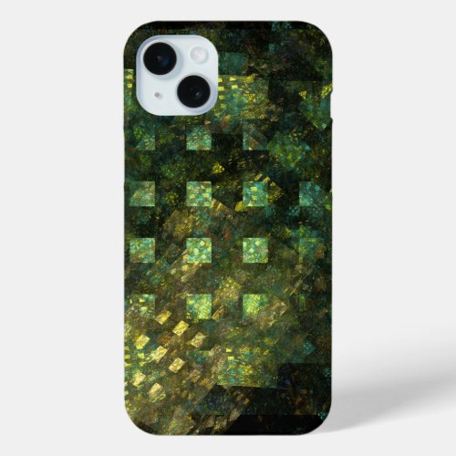 Lights in the City Abstract Art iPhone 15 Plus Case