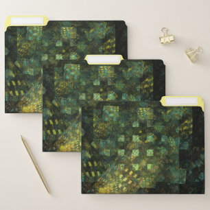 Lights in the City Abstract Art File Folder