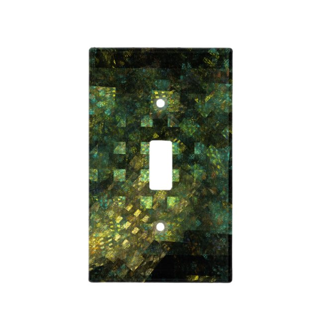 Lights in the City Abstract Art Light Switch Cover (Front)