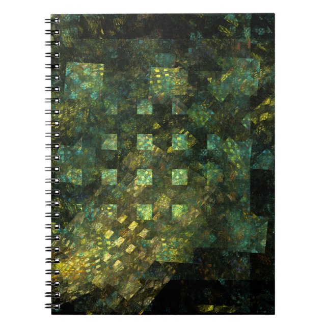 Lights in the City Abstract Art Notebook (Front)
