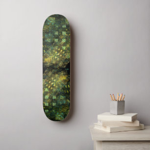 Lights in the City Abstract Art Skateboard Deck