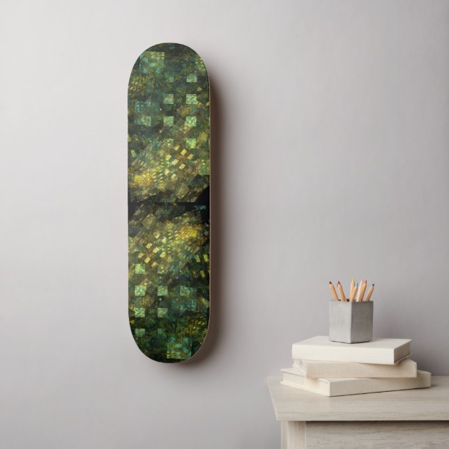 Lights in the City Abstract Art Skateboard Deck (Wall Art)
