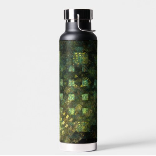 Lights in the City Abstract Art Water Bottle