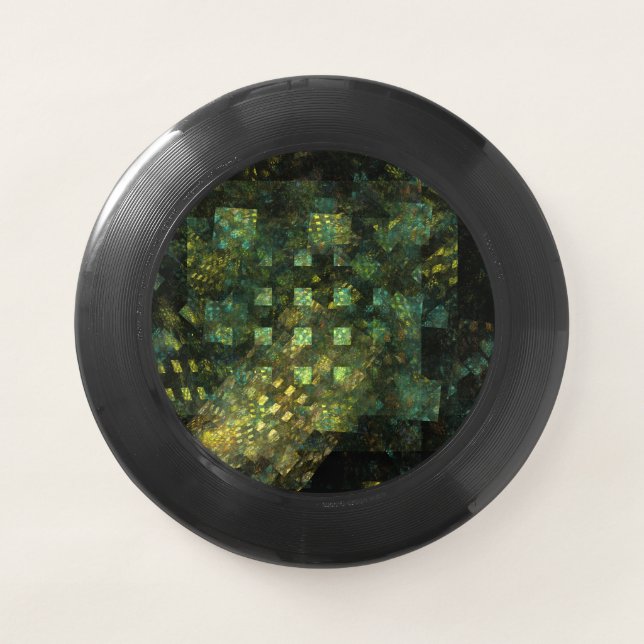 Lights in the City Abstract Art Wham-O Frisbee (Front)