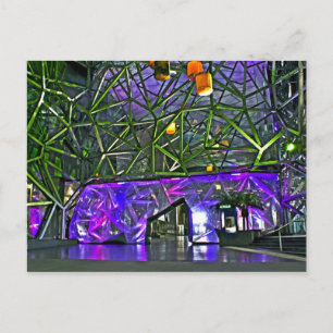 Lights of Federation Square Postcard