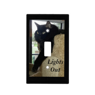 Lights Out Cat Light Switch Cover