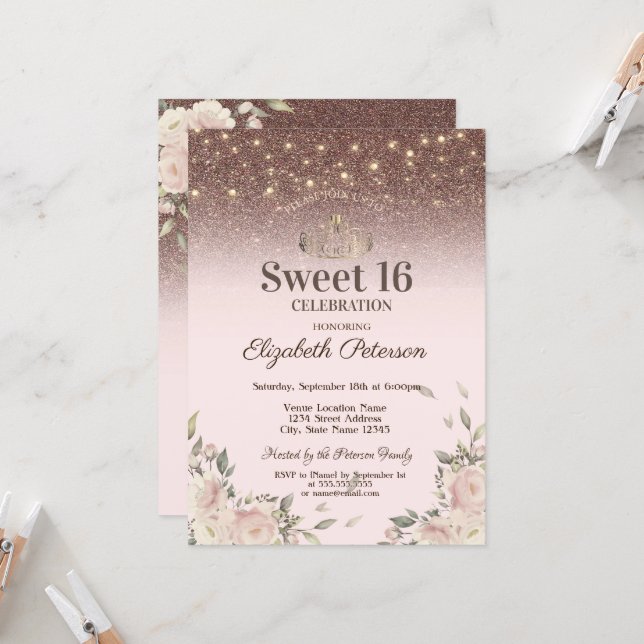 Sweet 16 Invitations