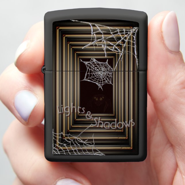 Lights & Shadows Zippo Lighter (In Hand)