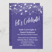 Lights Texture Let's Celebrate Purple Reception