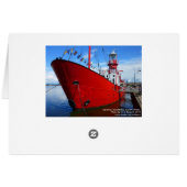 Lightship, Cardiff Bay, Cardiff, Wales Cards (Back Horizontal)