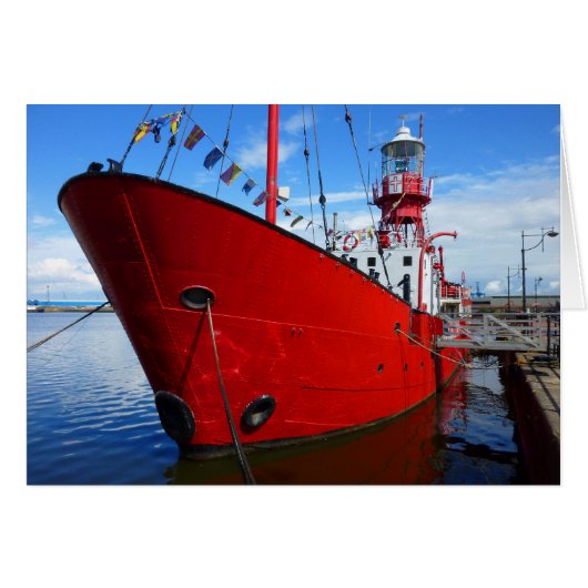 Lightship, Cardiff Bay, Cardiff, Wales Cards (Front Horizontal)