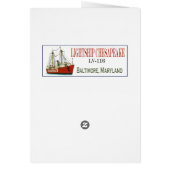 Lightship Chesapeake Cards (Back)