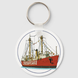 Lightship Chesapeake Keychain