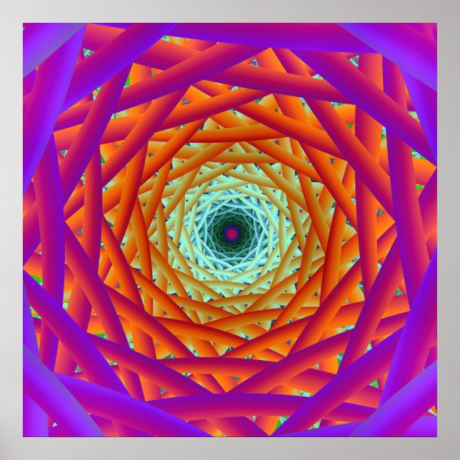 'Lightstrand Interweave' Poster (Front)