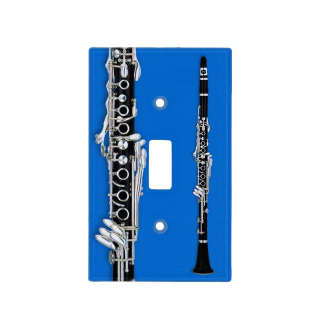 Lightswitch cover - Clarinet - Pick your color! (Front)